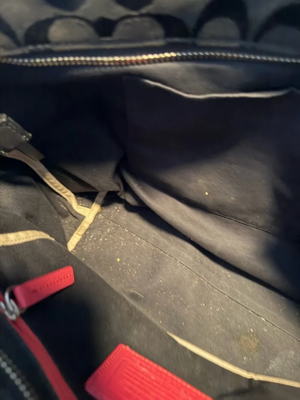 Coach Signature Canvas‎ Tote Bag in Black